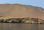 Geoglyphen an der Küste von Peru
